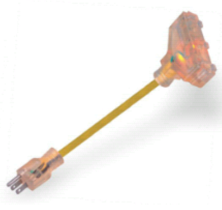 NINGBOLINSHENG LA088B TRIPLE SOCKETS WITH LIGHT