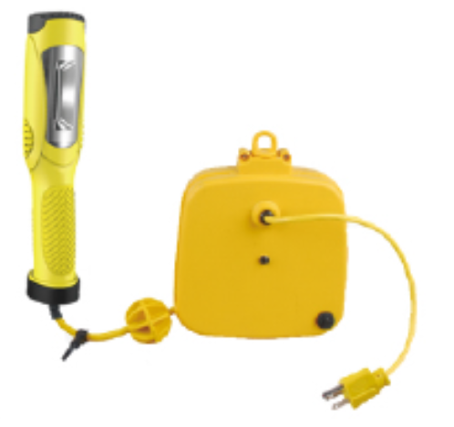 LINSHENG AD900-3C/5C Handle lamp with cord reel